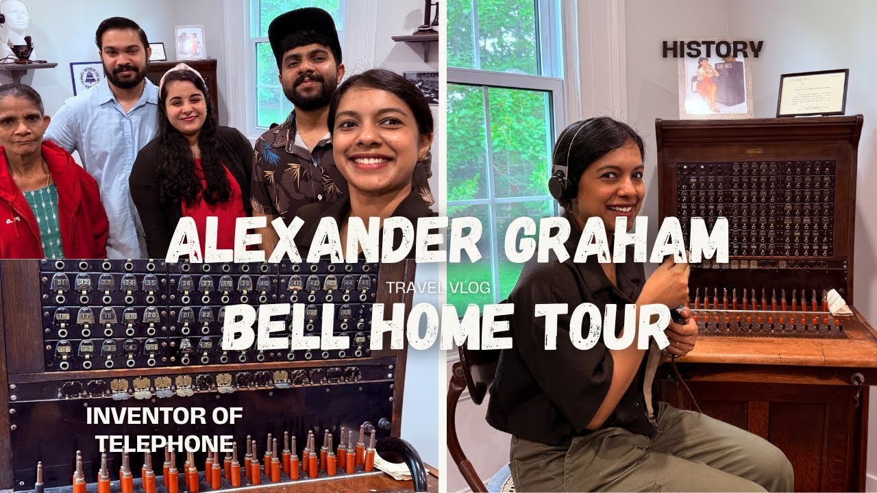 Alexander Graham Bell Home In Canada I Inventor Of Telephone I Mr & Mrs Canadian Mallu I Mallu Vlogs