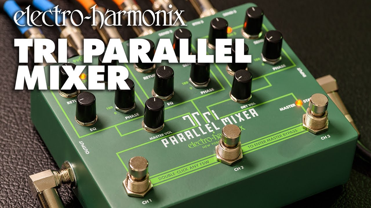 Electro-Harmonix Tri Parallel Mixer (демо EHX от Тома Бурды)