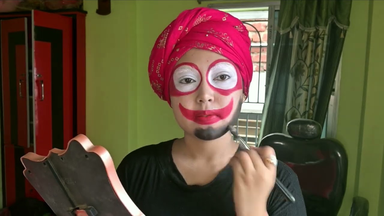 Sri jagannath probhu face painting || behind the sense 😍🙏 || full makeup tutorial step by step