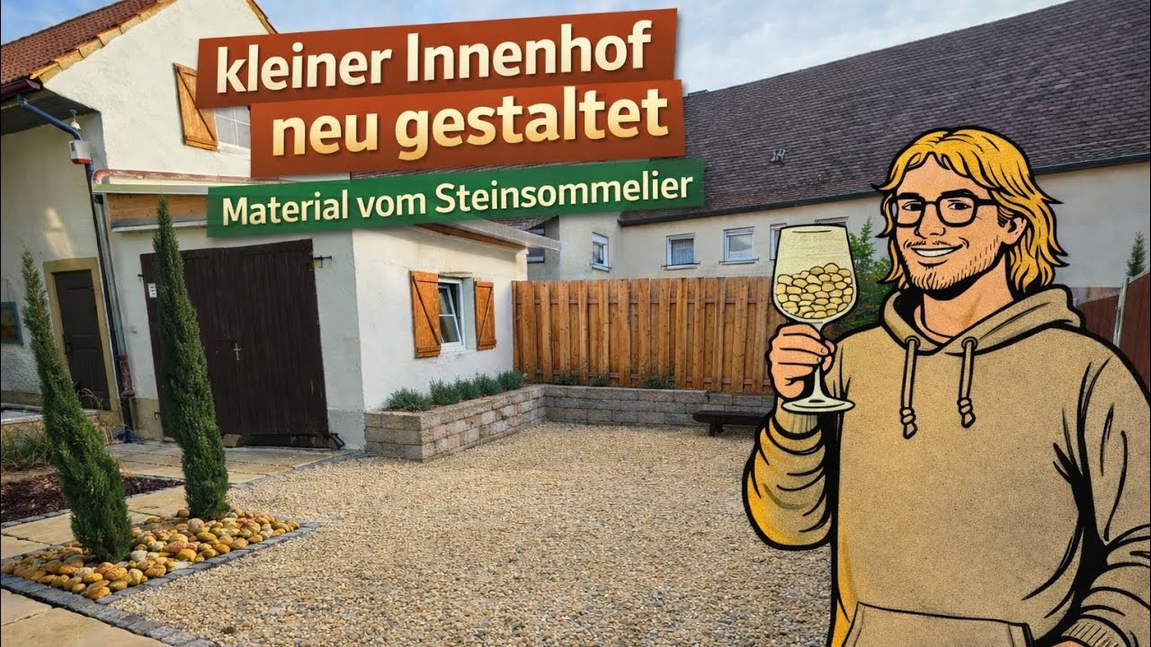 Extremer Vorher-Nachher-Effekt: Vom Betongrab zur Oase: Innenhof Umgestaltung ! Low Budget Garten