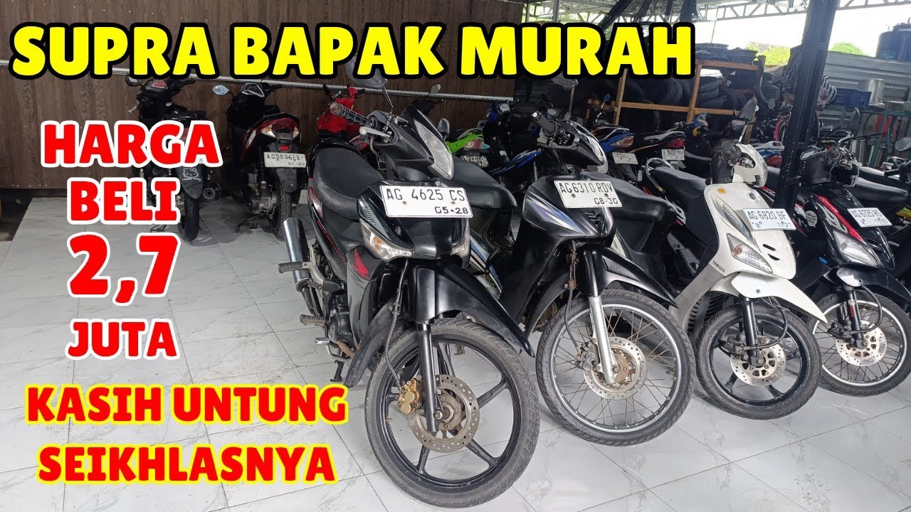SUPRA BAPAK  MURAH HARGA BELI 2,7 JUTA KASIH UNTUNG SEIKHLASNYA