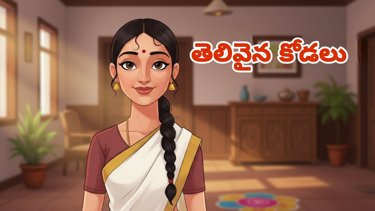 Thelivaina kodalu story / telugu kadha / cartoon story / kadhalu