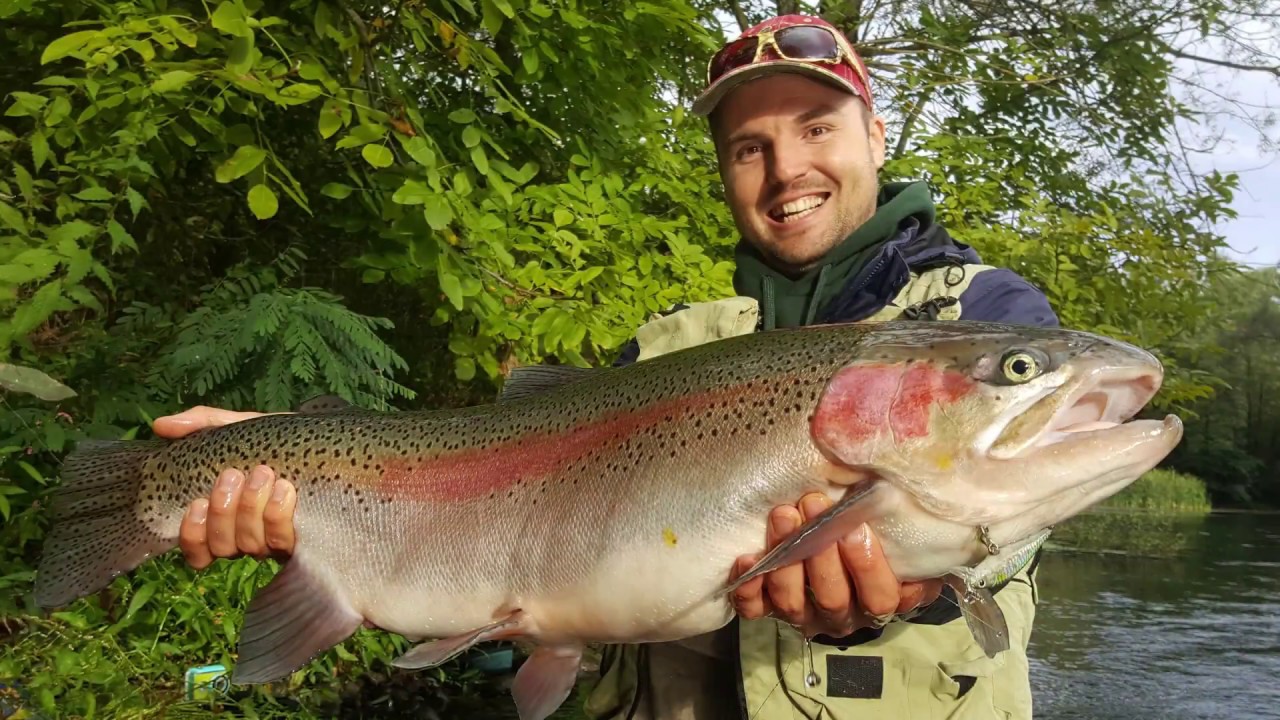 RECORD TROUT 19.8lb / 9kg / 80+ cm Grosse truite / Рекордна пъстърва /