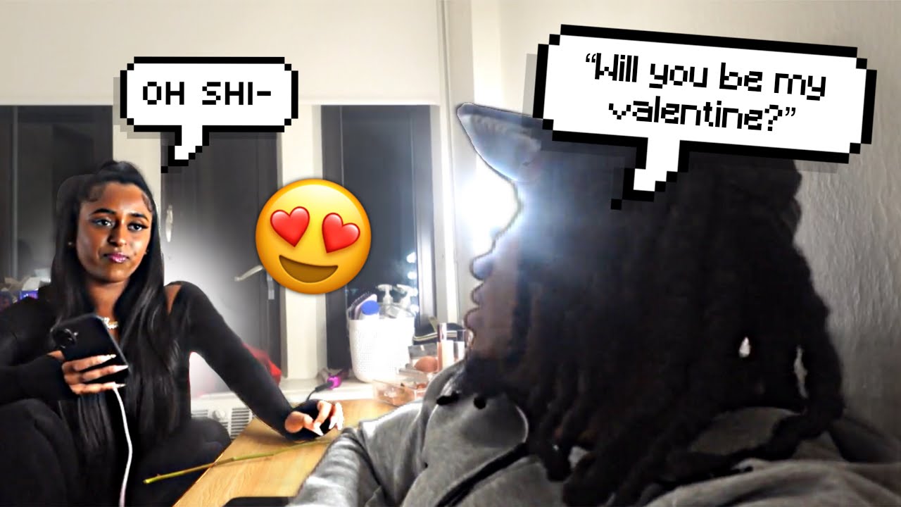 I ASKED MY CRUSH TO BE MY VALENTINE…(SHE SAID YES)