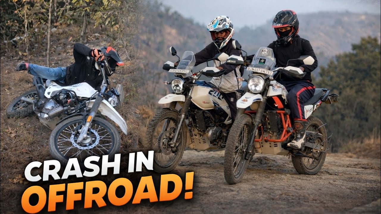 HE CRASHED HARD! 😱 This Trail is Brutal