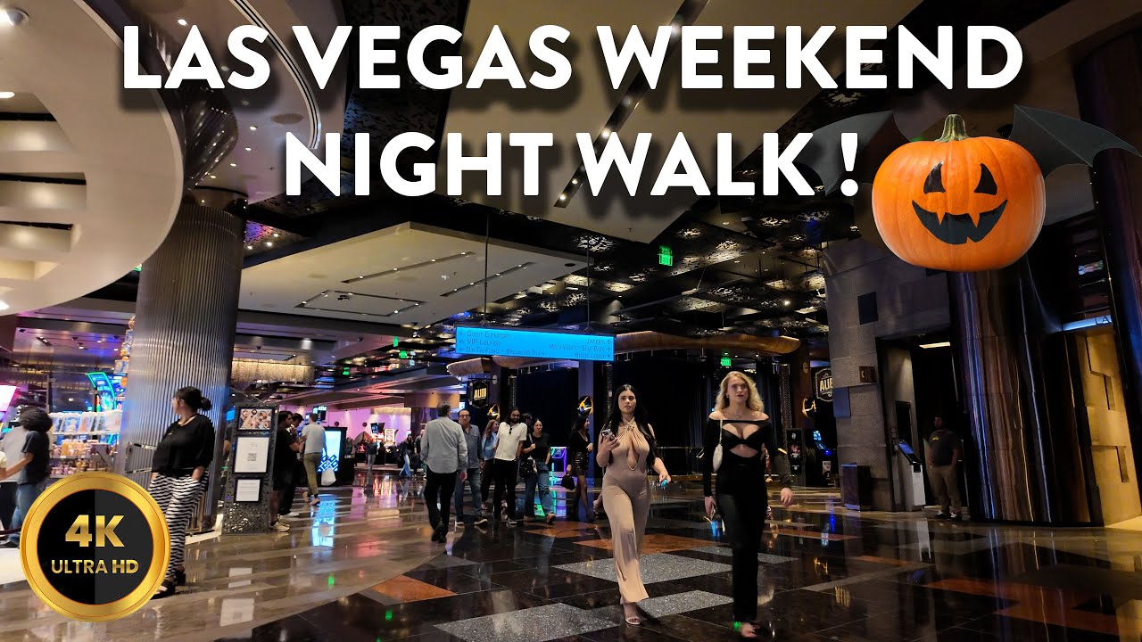 Las Vegas Weekend Night Walk October 2025 🎰🎃🎰