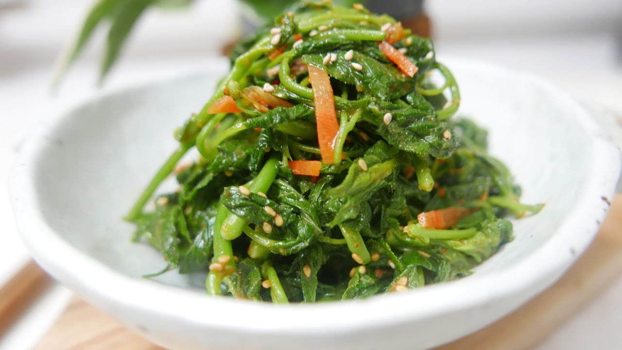 다래순무침 항암에 좋은 봄나물 막장양념 만들기! 입맛돋는 다래순나물요리