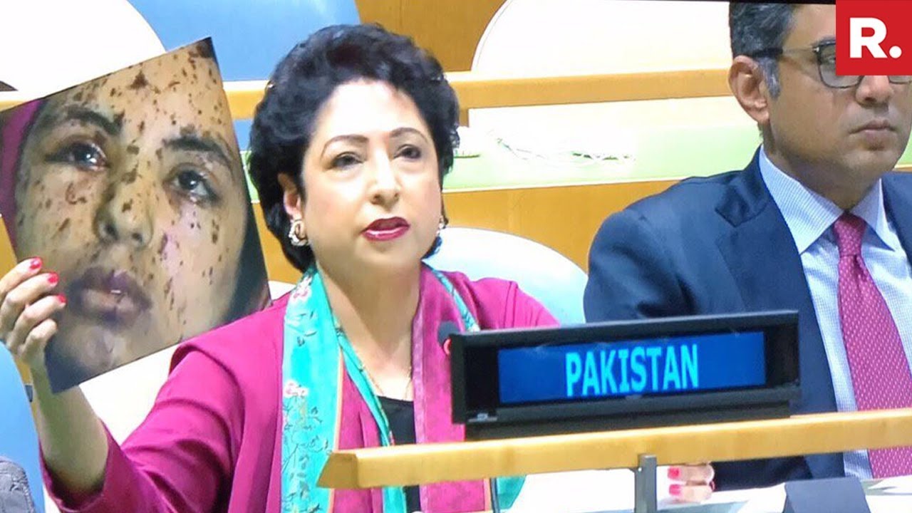 Pakistan's Envoy Maleeha Lodhi Shows Fake Picture Of Kashmir Victim At UN