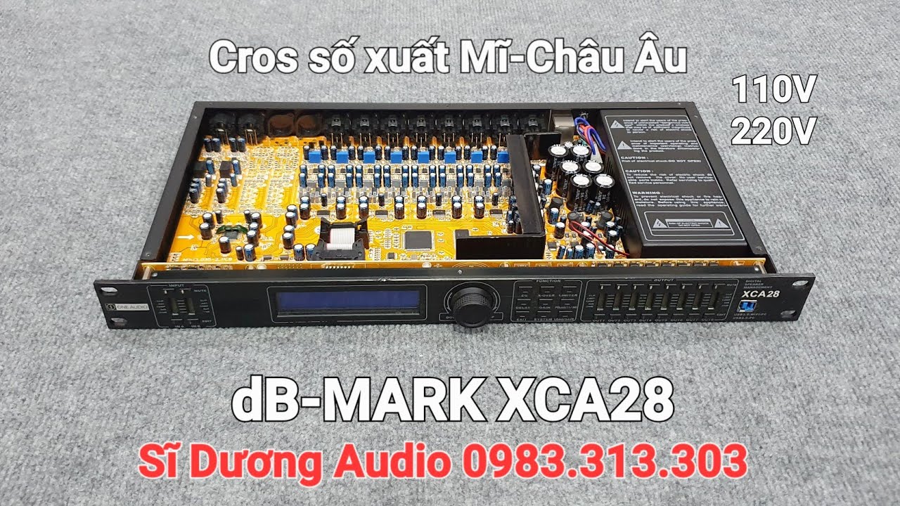 Db-Mark XCA28 Cross số bãi xịn 2in8uot chính hãng xuât Mĩ 110/220V cao cấp, Sub Uy lực, 0983.313.303