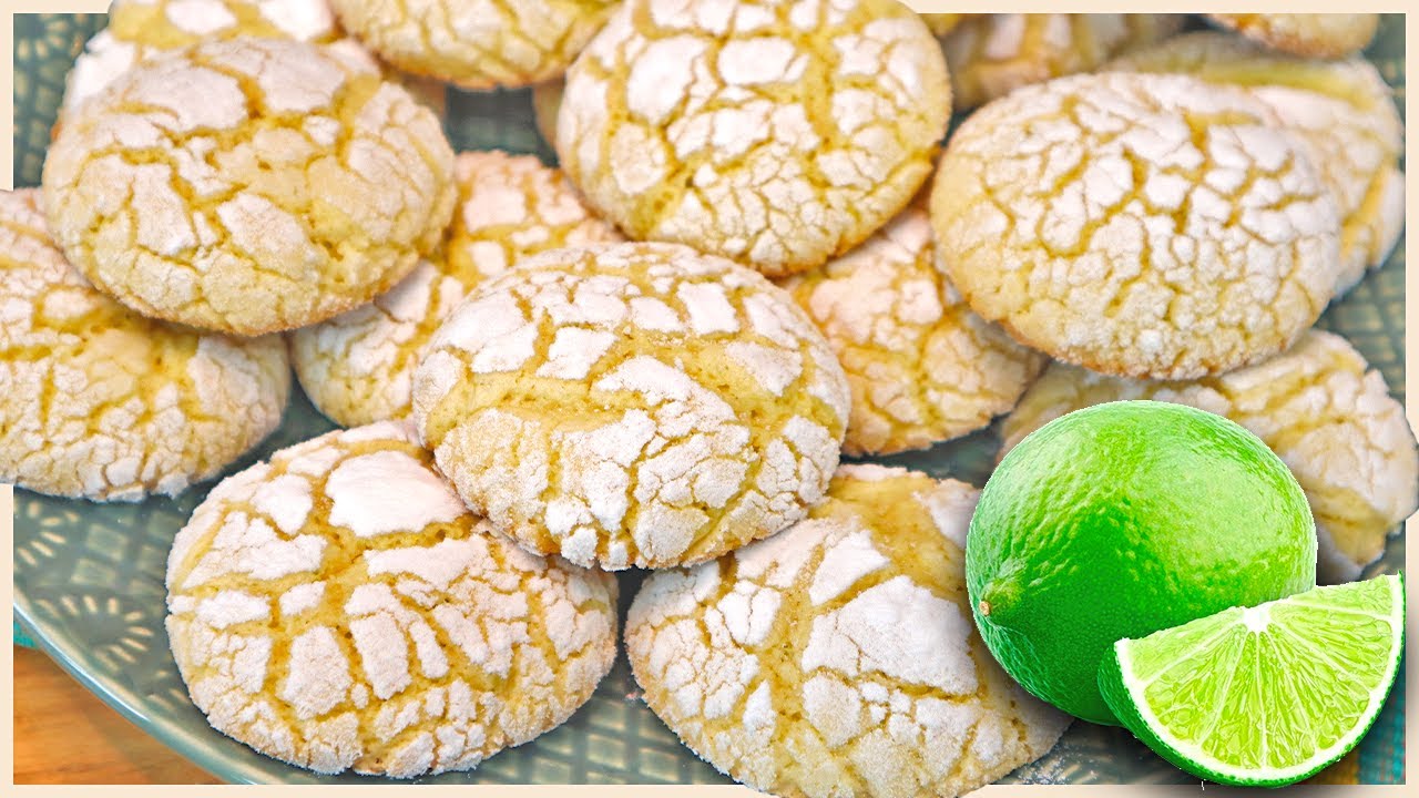 O Melhor BISCOITINHO DE LIMÃO CRAQUELADO I Receitas de Pai