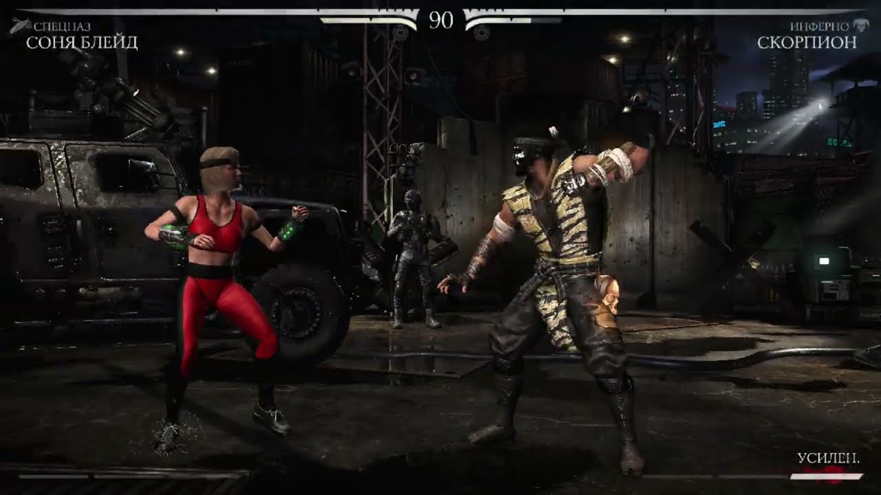 Mortal Kombat X Sonya Vs Scorpion