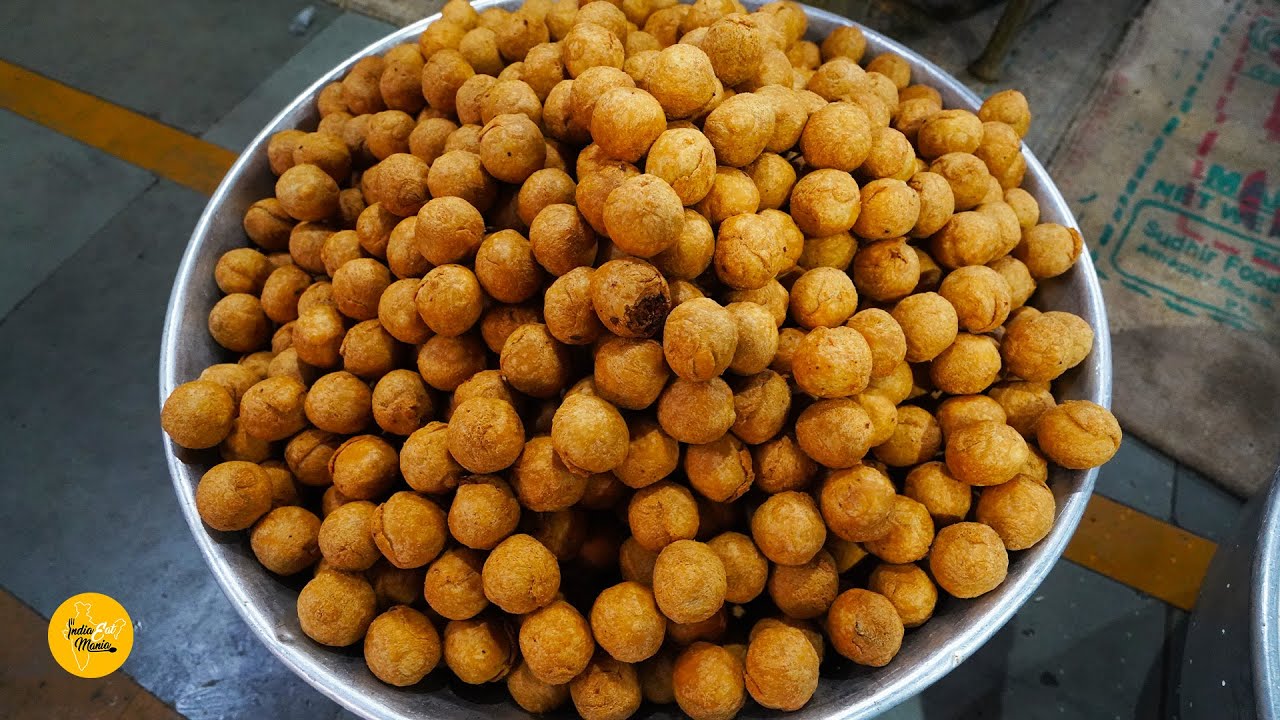 Jamnagar Famous Golden Dry Fruit Kachori Rs. 60/- Only l Jain Vijay Farsan l Gujarat Street Food