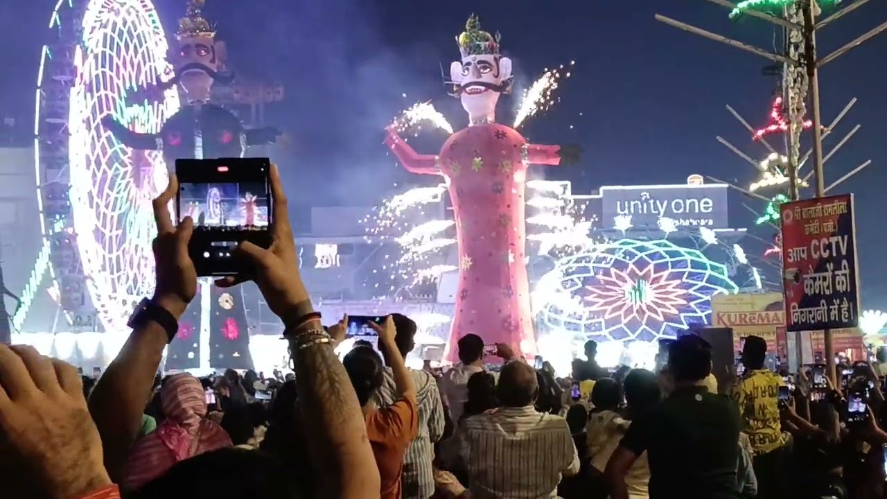 Shri Balaji Ramleela commity Delhi CBD ground kadkadduma Ravan dahan