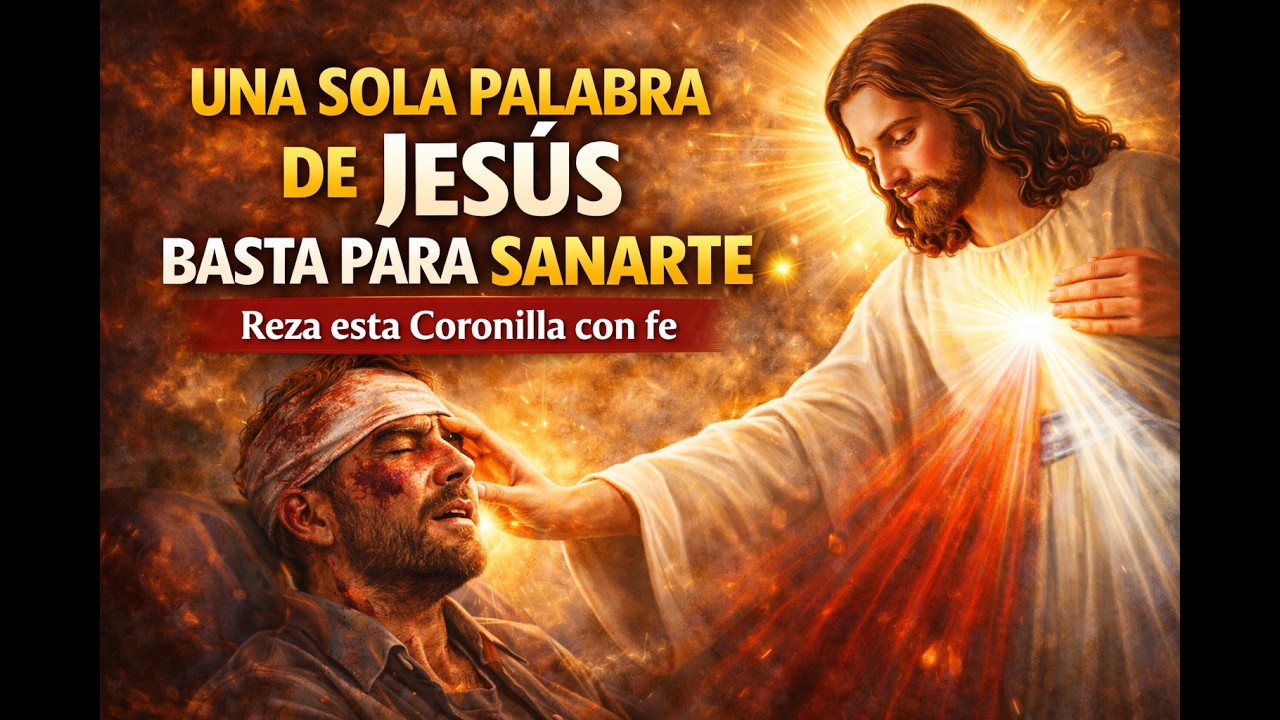 UNA SOLA PALABRA DE JESÚS BASTA PARA SANARTE | CORONILLA A LA DIVINA  MISERICORDIA | RAMÓN TAPIA.