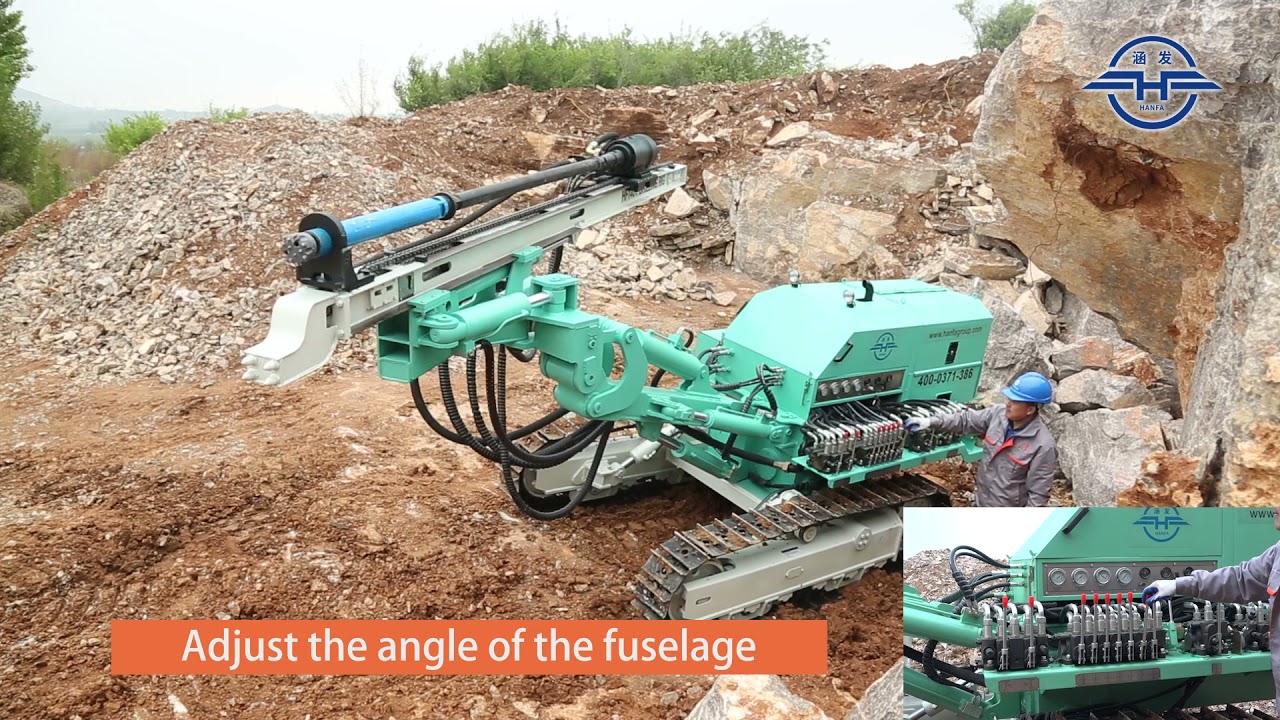 HANFA GROUP HF140Y Crawler DTH Drilling Rig
