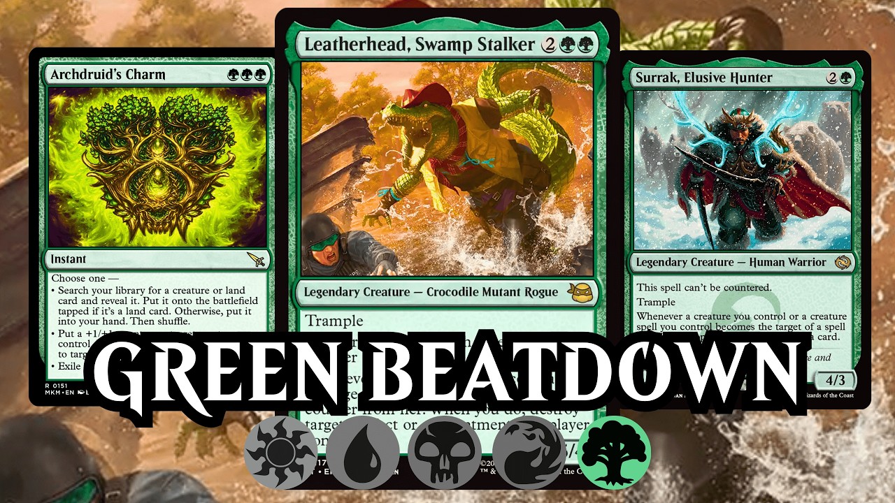 Mono Green Aggro Is Still Solid! | MTG Arena Standard TMNT