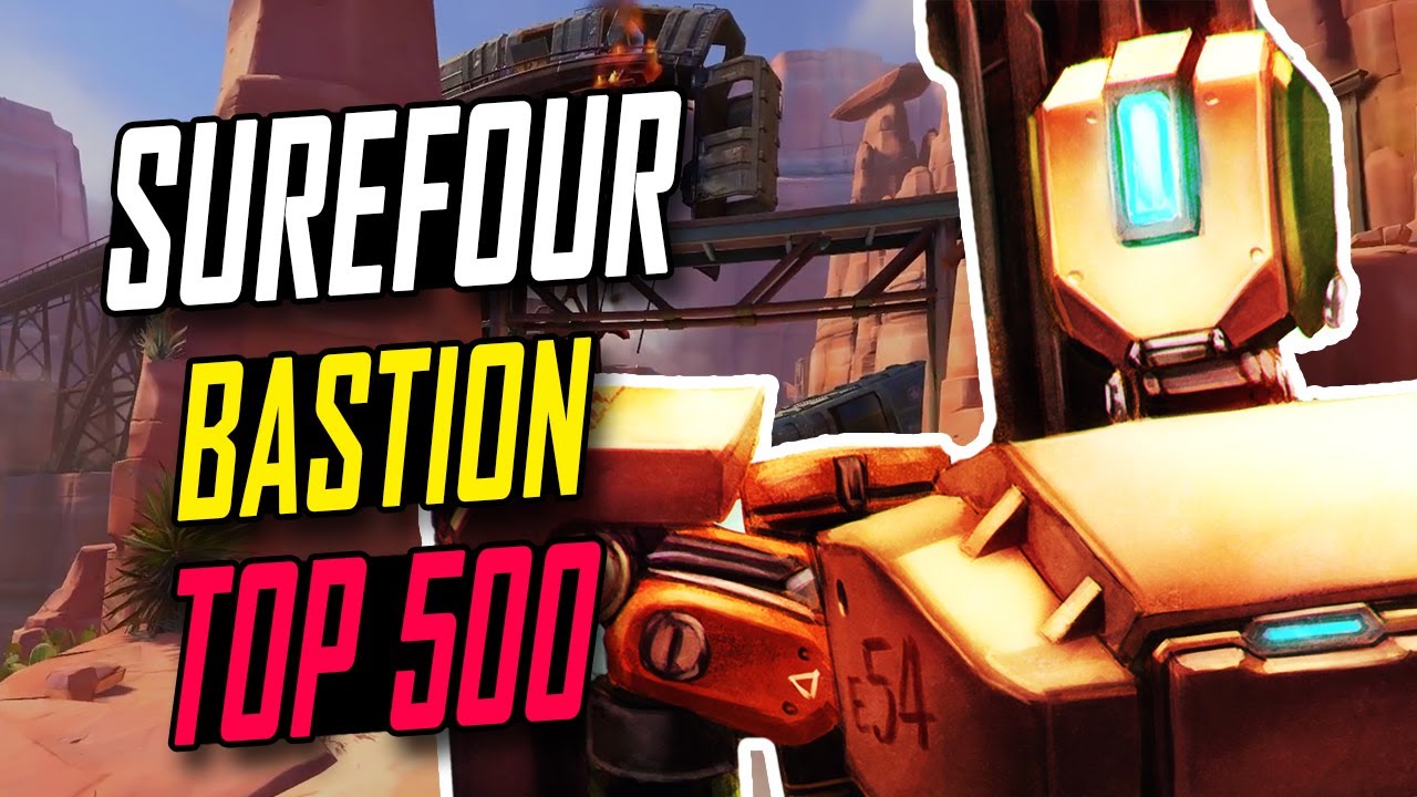 [CLOUD 9] SUREFOUR BEST BASTION 50 KILLS!!! [ OVERWATCH SEASON 5 TOP 500 ]