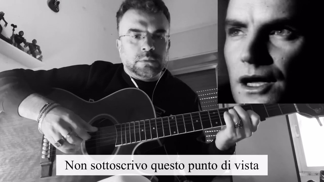 Russians - Sting GUITAR COVER CHITARRA LESSON chords 🎸❤️
