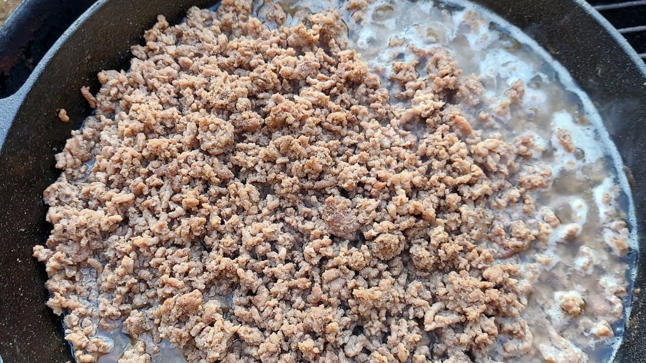 Ole School Smoked Ground Beef