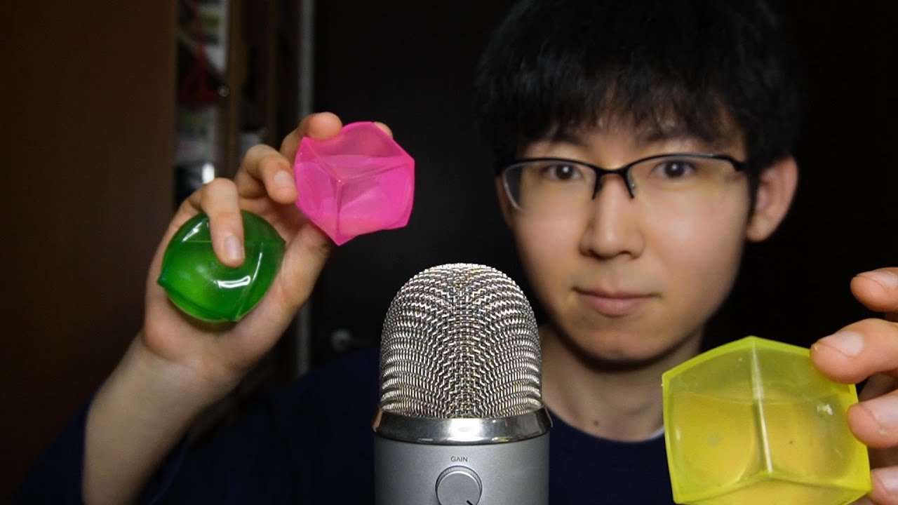 【HAPPY BIRTHDAY ASMR】水スクイーズのみの ASMR