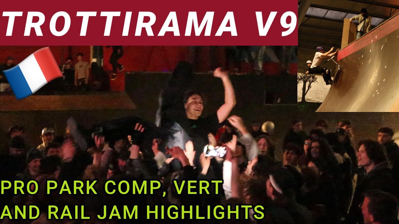 TROTTIRAMA V9 *I FELL OFF A MEGA RAMP*