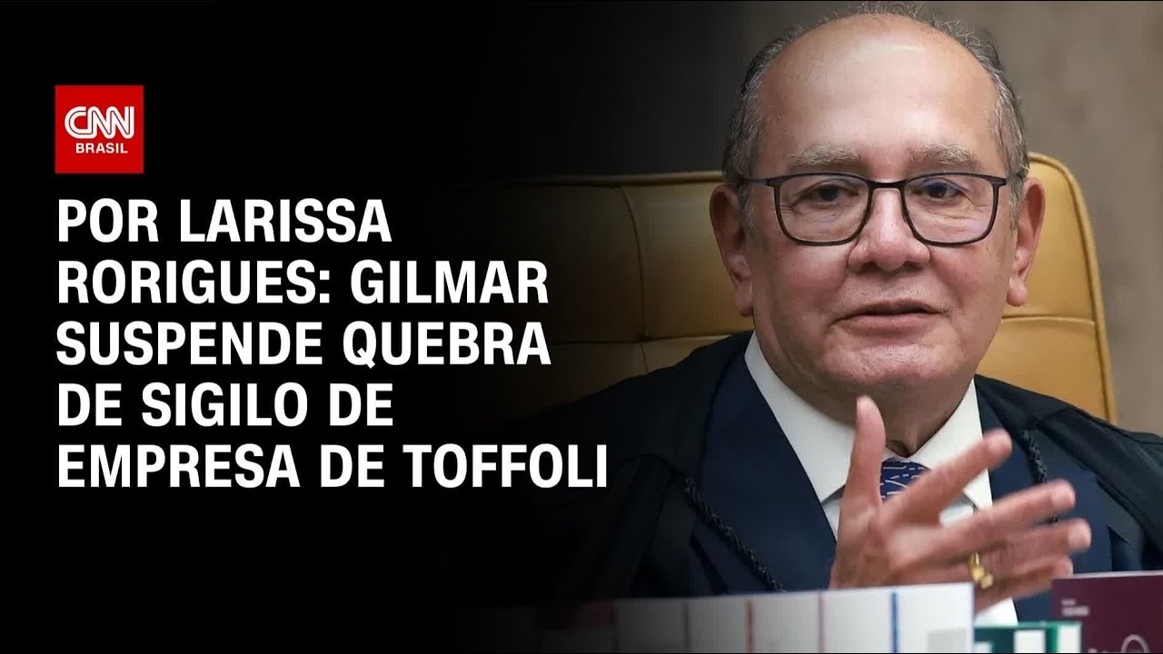 Análise: Gilmar Mendes suspende quebra de sigilo da empresa de Dias Toffoli | CNN 360°