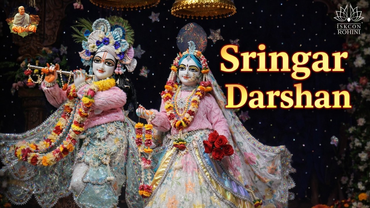 Sringar Darshans& Guru Puja -- 22th February 2026#iskconrohiniofficial