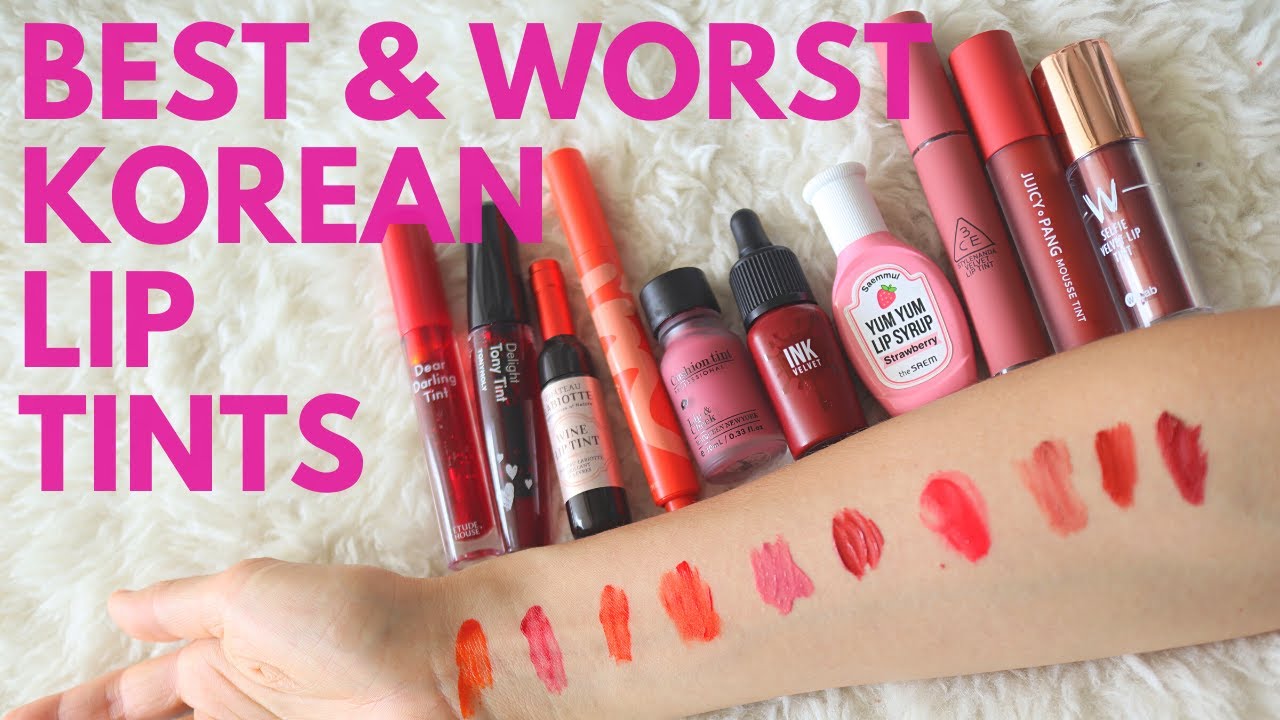 Top 10 Korean Lip Tints ft. Stylevana