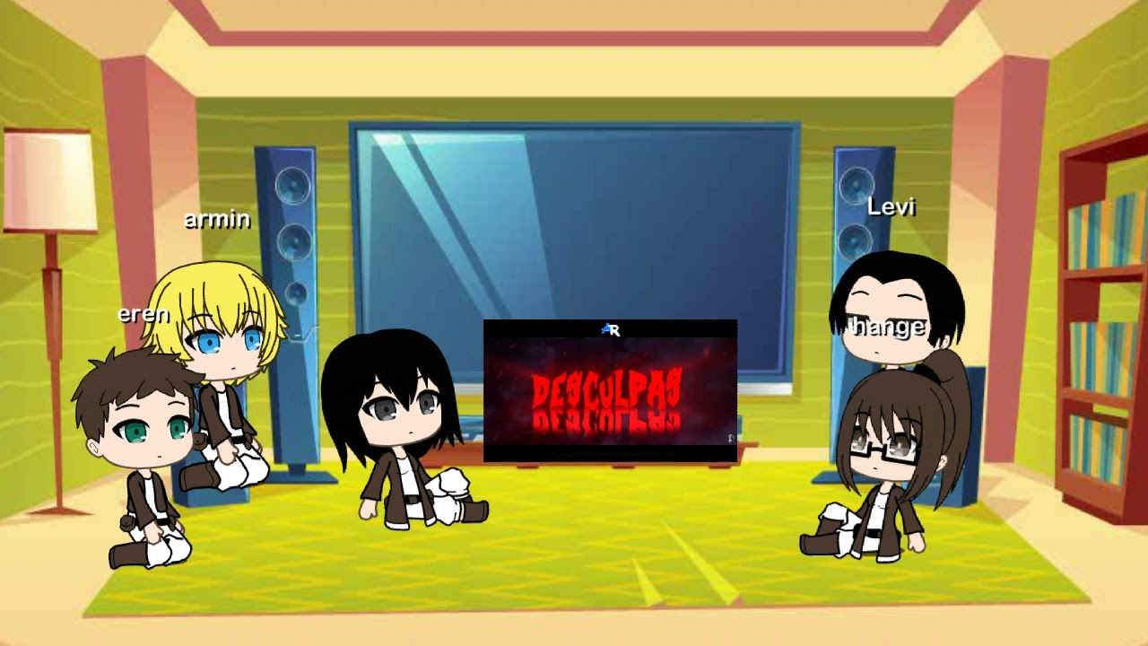 attack on titan reagindo ao rap dos titãs primordiais(AniRap)