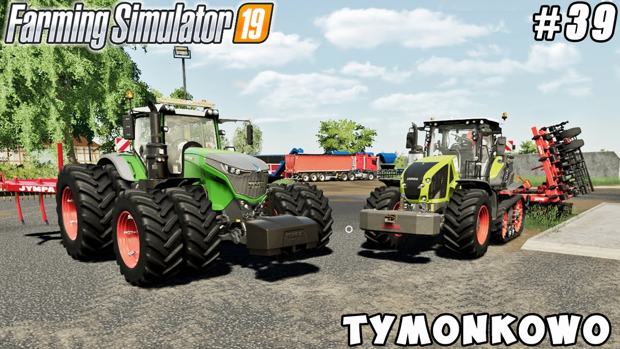 Picking straw, spreading manure, plowing, cultivation | Tymonkowo  | Farming simulator 19 | ep #39