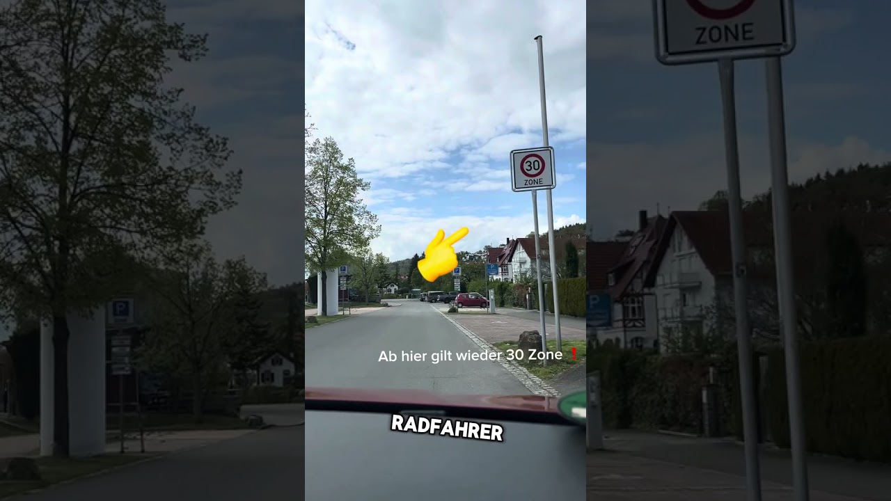 Lieblings Orte des Prüfers !  😱 ( Verkehrsberuhigter Bereich )