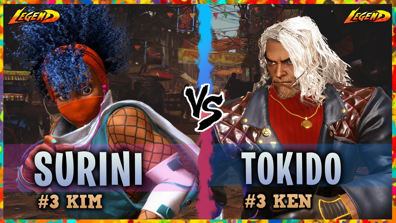 SF6 ▰ Ranked #3 Kimberly ( Surini ) Vs. Ranked #3 Ken ( Tokido )『 Street Fighter 6 』