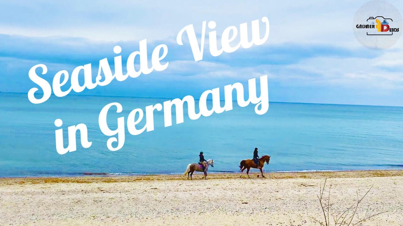 Seaside View in Germany | Baltic Sea, Nienhagen beach, Rostock | Sea beach in Germany | 4k New