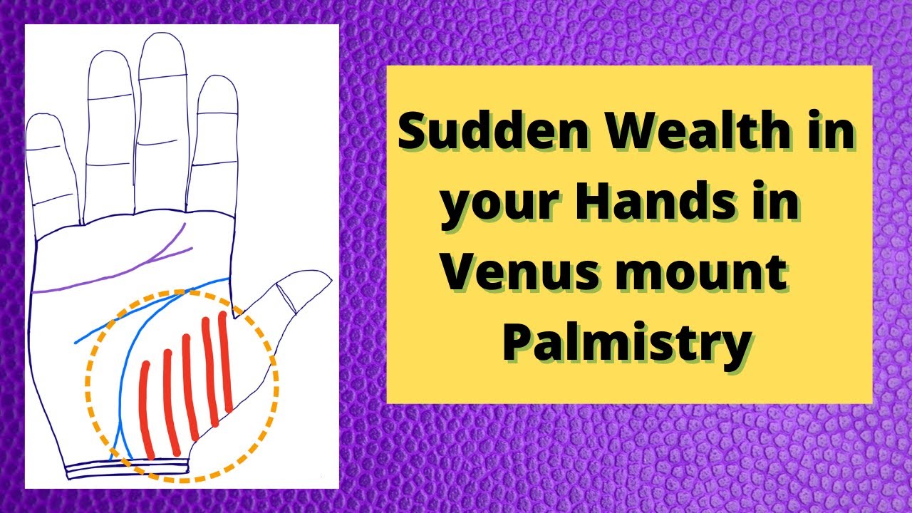 Big money Lines Jackpot - Sudden Wealth in your Hands in Venus mount - Palmistry