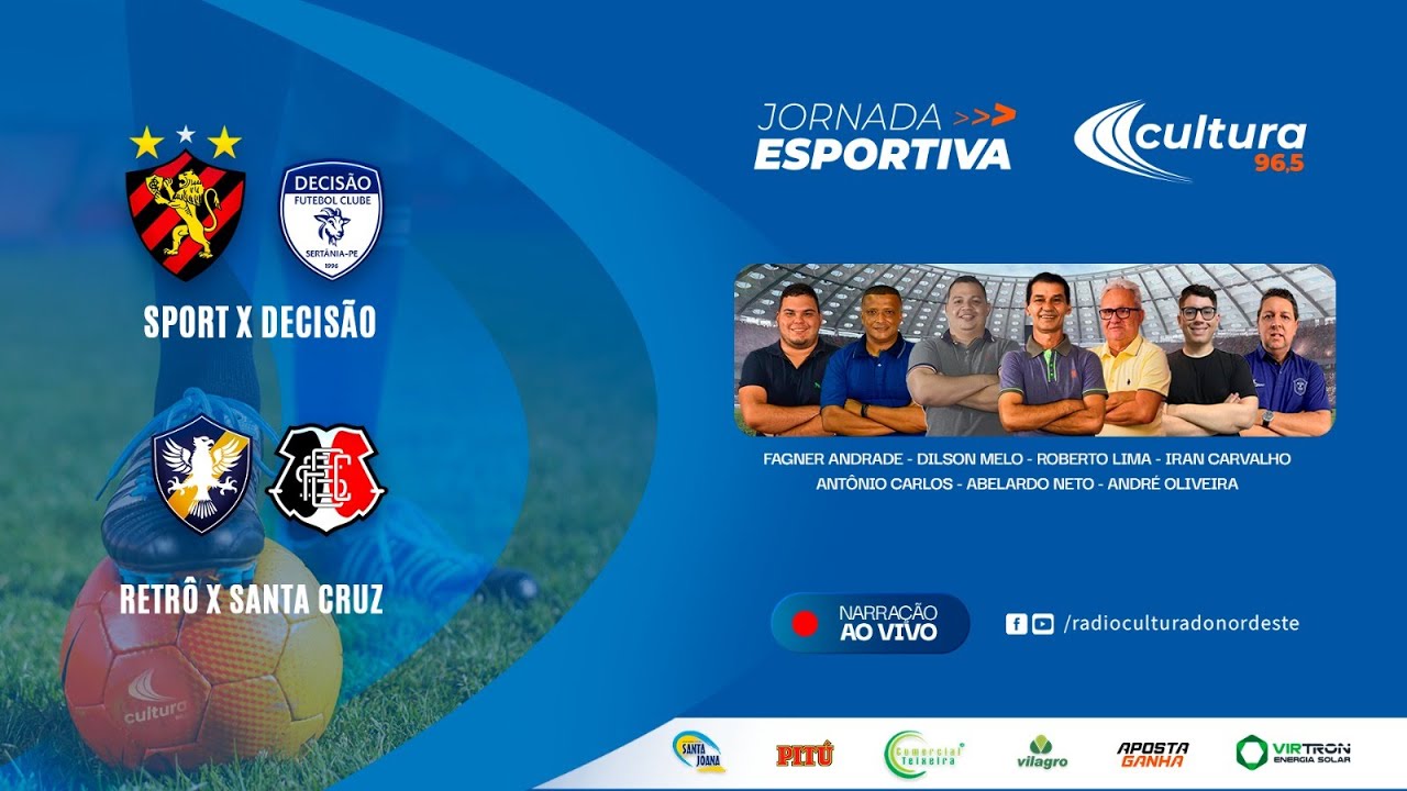 SPORT x DECISÃO | RETRÔ x SANTA CRUZ - Campeonato Pernambucano | (Narração)