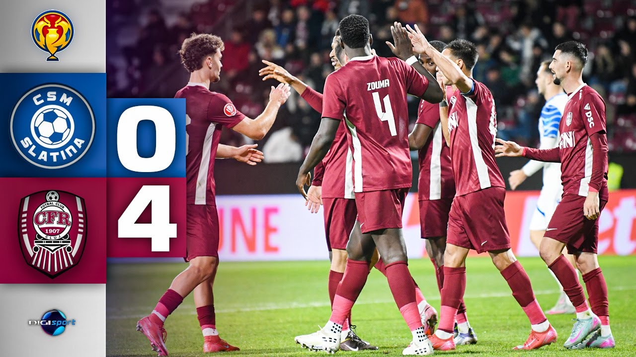 CSM Slatina - CFR Cluj 0-4. Ardelenii n-au avut emoții și au &icirc;nceput perfect Cupa Rom&acirc;niei