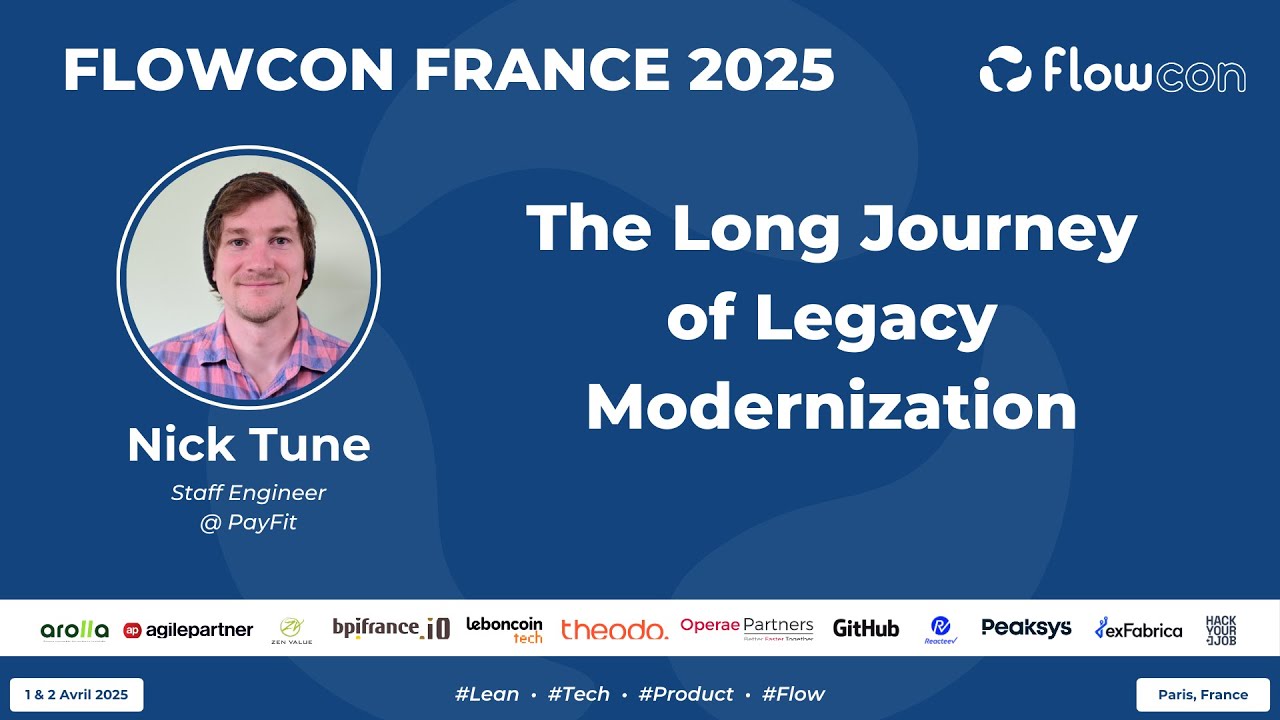 Nick Tune - The Long Journey of Legacy Modernization