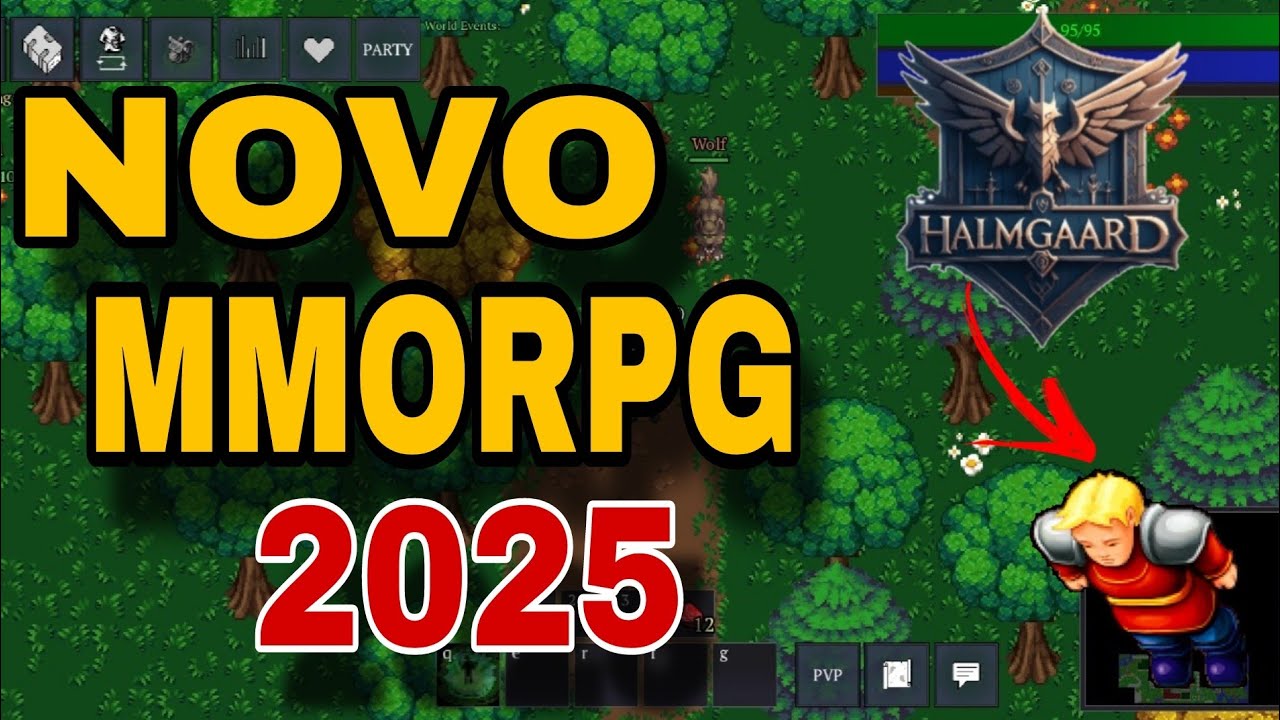 LANÇAMENTO OFICIAL DO HALMGAARD NOVO MMORPG 2025 PC MOBILE - IOS [GAMEPLAY PT-BR]