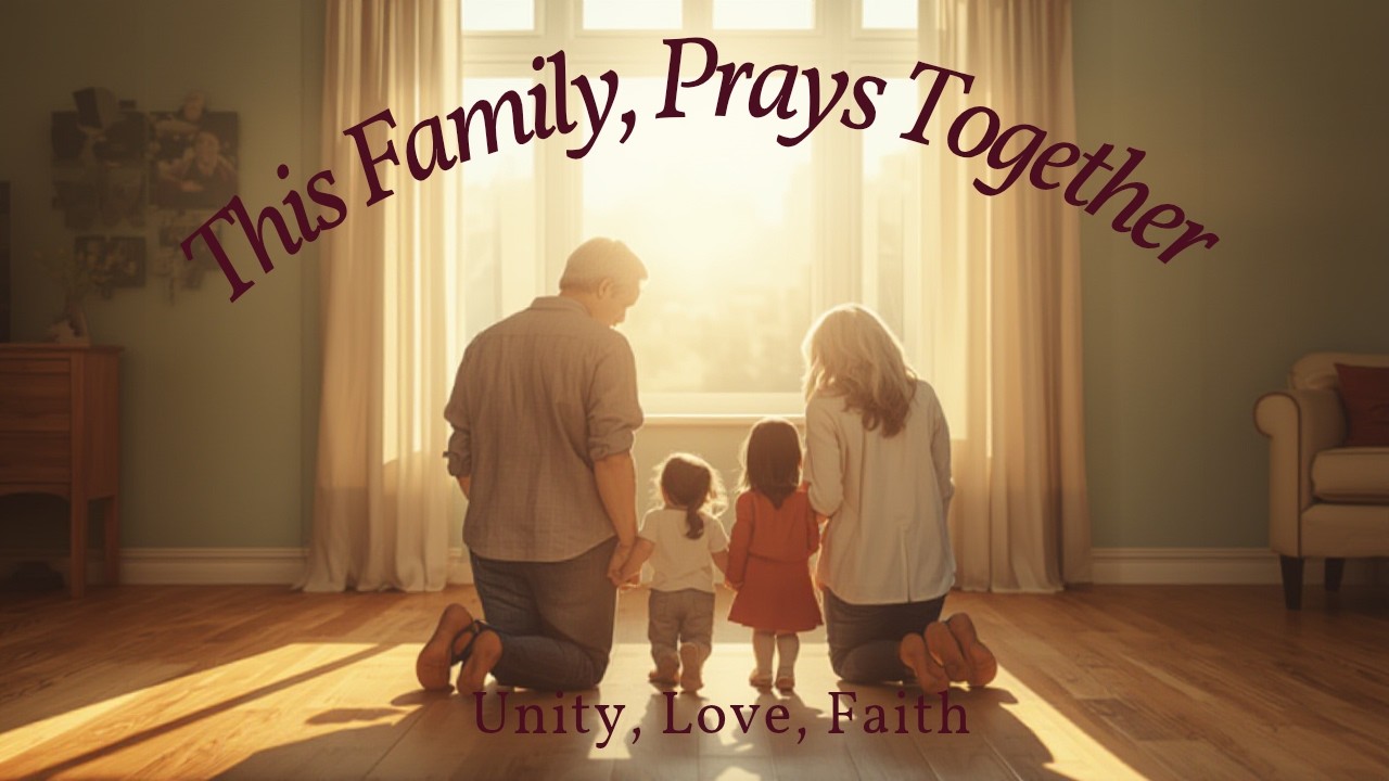 The Family that Prays Together, Stays Togethers!