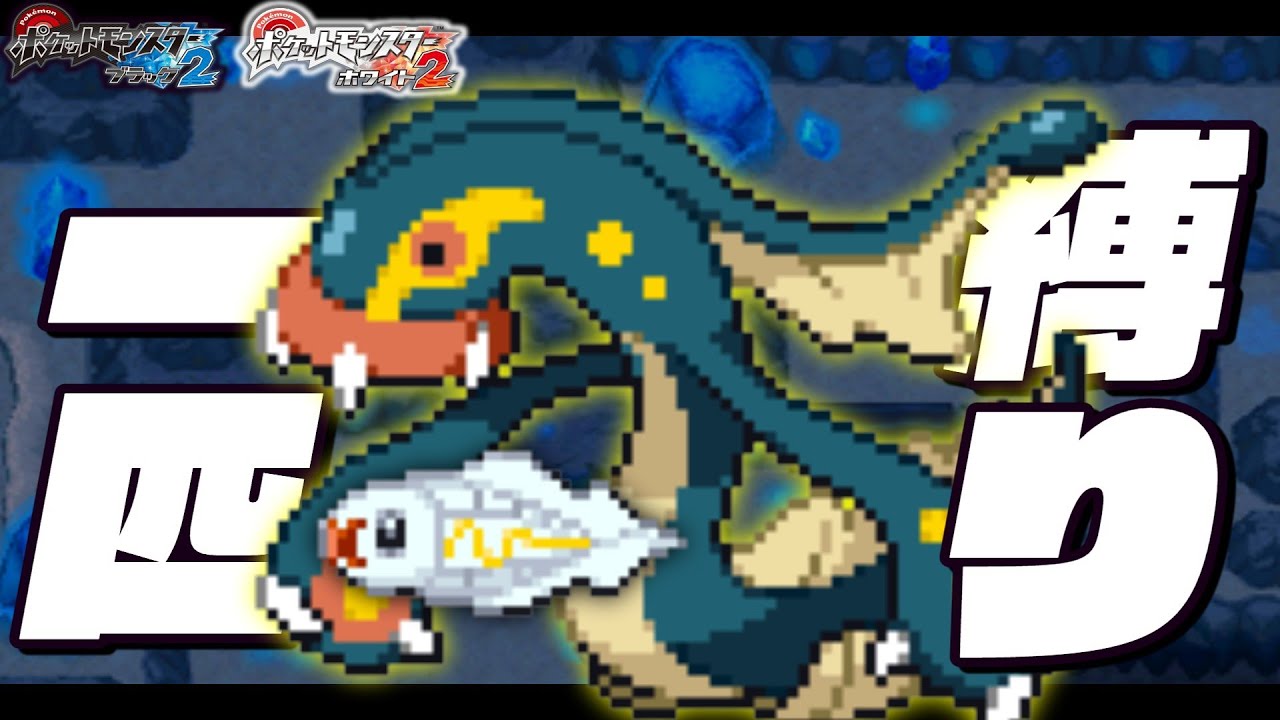 シビシラスLv1が最初のポケモンだったら1匹で殿堂入りできるのか【シビルドン/シビシラス/ブラックホワイト２】