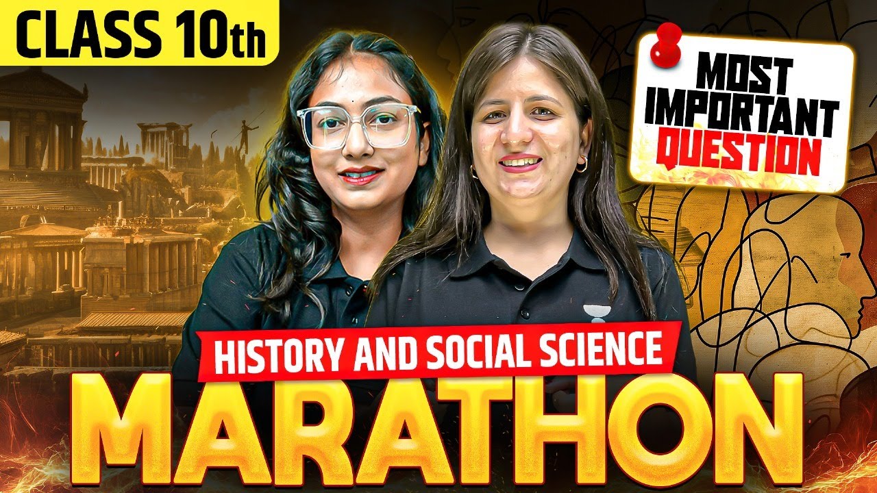 Class 10 Complete SST Marathon | Pre Boards 2025-26 | Most Important Questions + MCQs