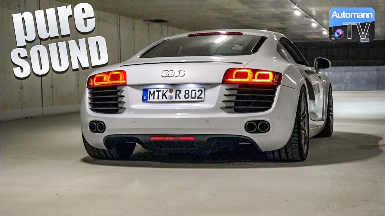 Audi R8 V8 (430hp) - pure SOUND (60FPS)