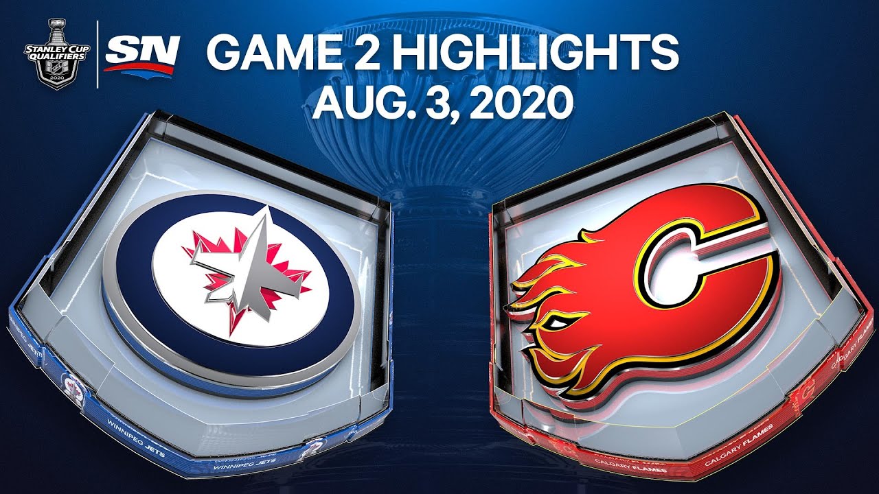 NHL Highlights | Jets vs. Flames, Game 2 - Aug. 3, 2020
