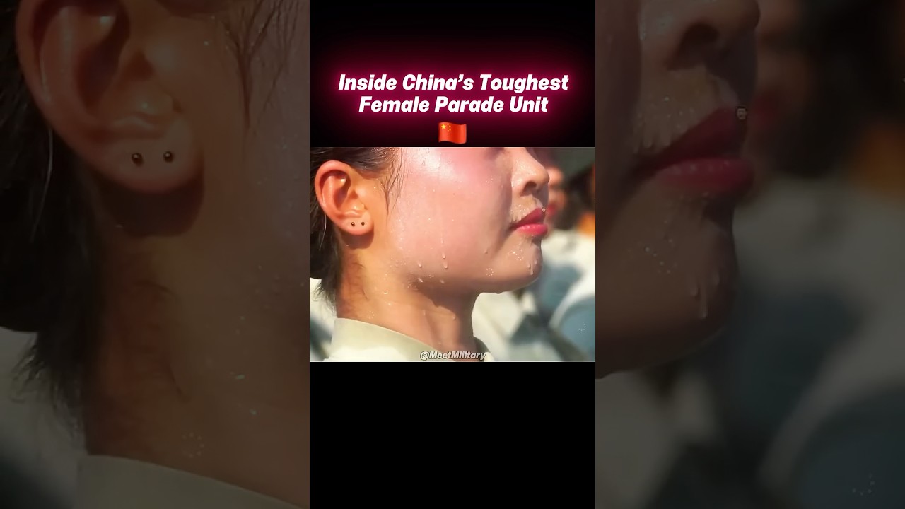 Inside China&rsquo;s Toughest Female Parade Unit #military #army #parade #training