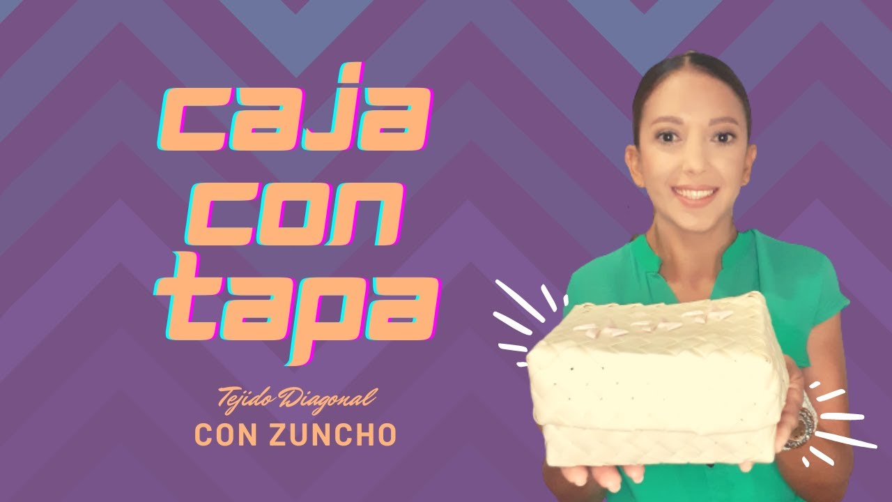 COMO TEJER UNA CAJA CON TAPA CON ZUNCHO-#ideasparavender