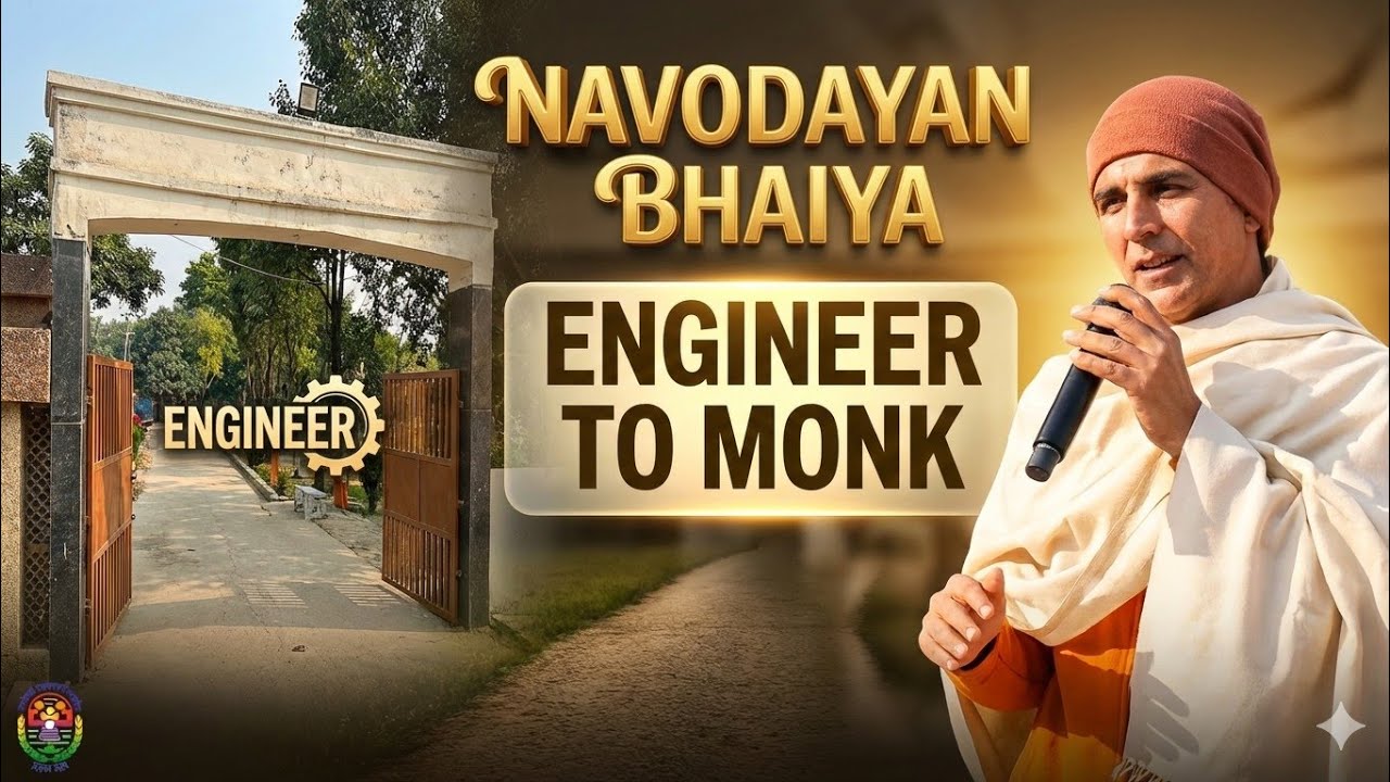 ​Primary: From Engineer to Monk: The Inspiring Journey of a Navodayan Bhaiya | Monk Lifestyle 🕉️