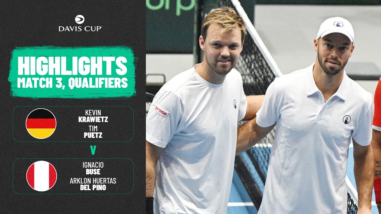 Puetz/Krawietz v Buse/Pino | Germany v Peru | 2026 Davis Cup Qualifiers 1st Round highlights