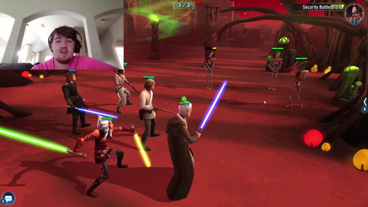 Star Wars Galaxy of Heroes- Finishing Light Side Stage 2