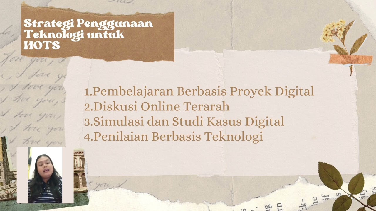 Penggunaan Teknologi untuk pembelajaran HOTS (stevy florenz) izin mengumpulkan tugas TPT Bu🙏