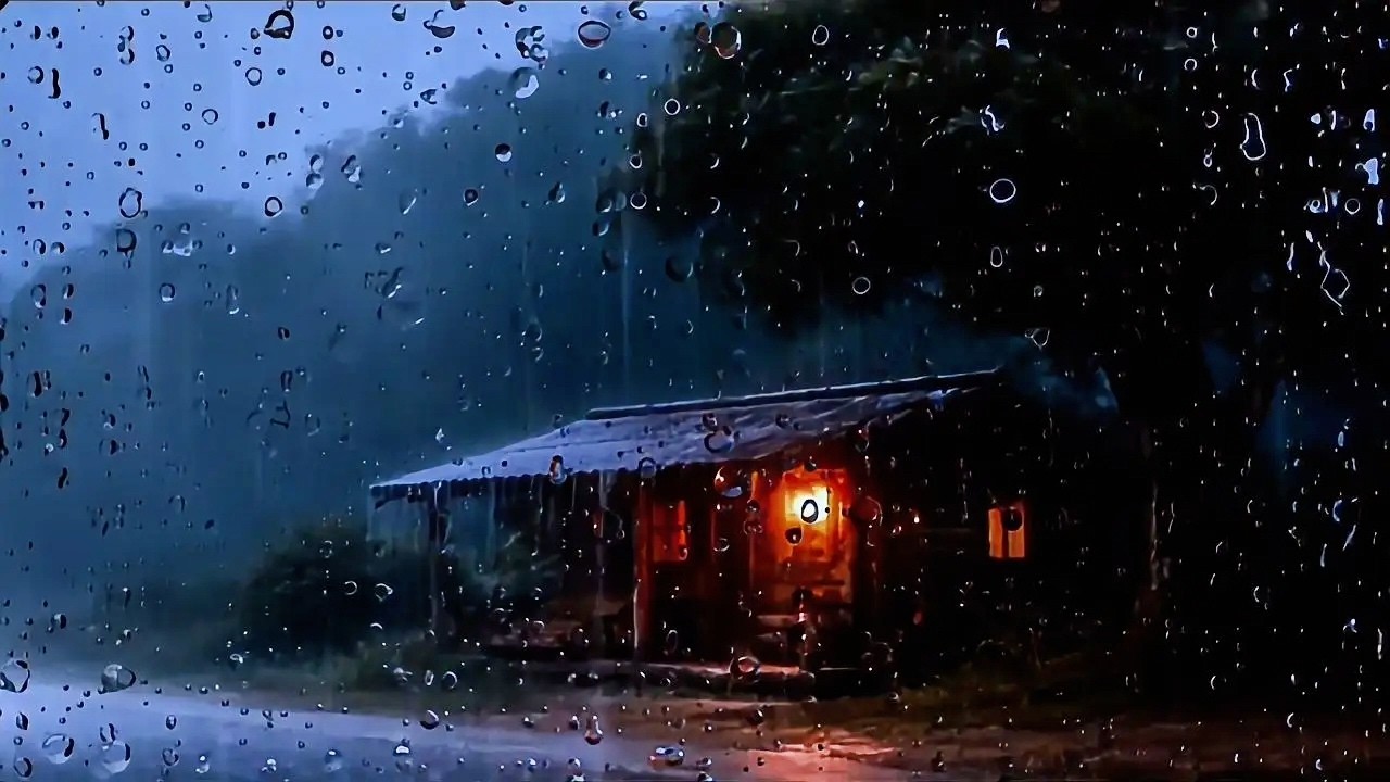 Best Heavy Rain Sounds for Insomnia, Relaxing and Sleeping l Rain on Window